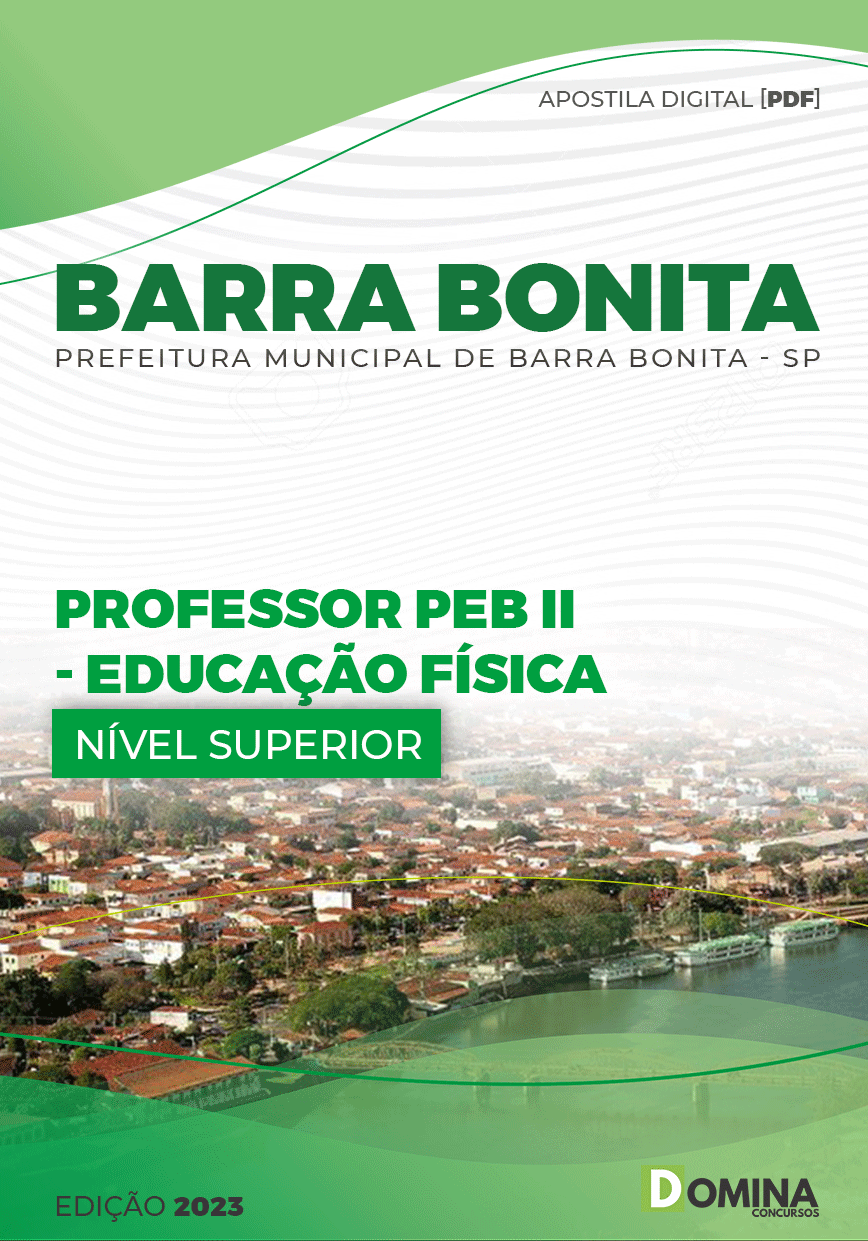 Apostila Pref Barra Bonita SP 2023 Professor PEB II Educação Física