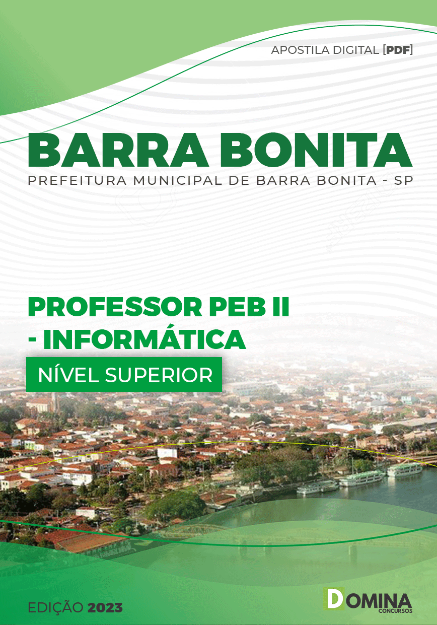 Apostila Pref Barra Bonita SP 2023 Professor PEB II Informática