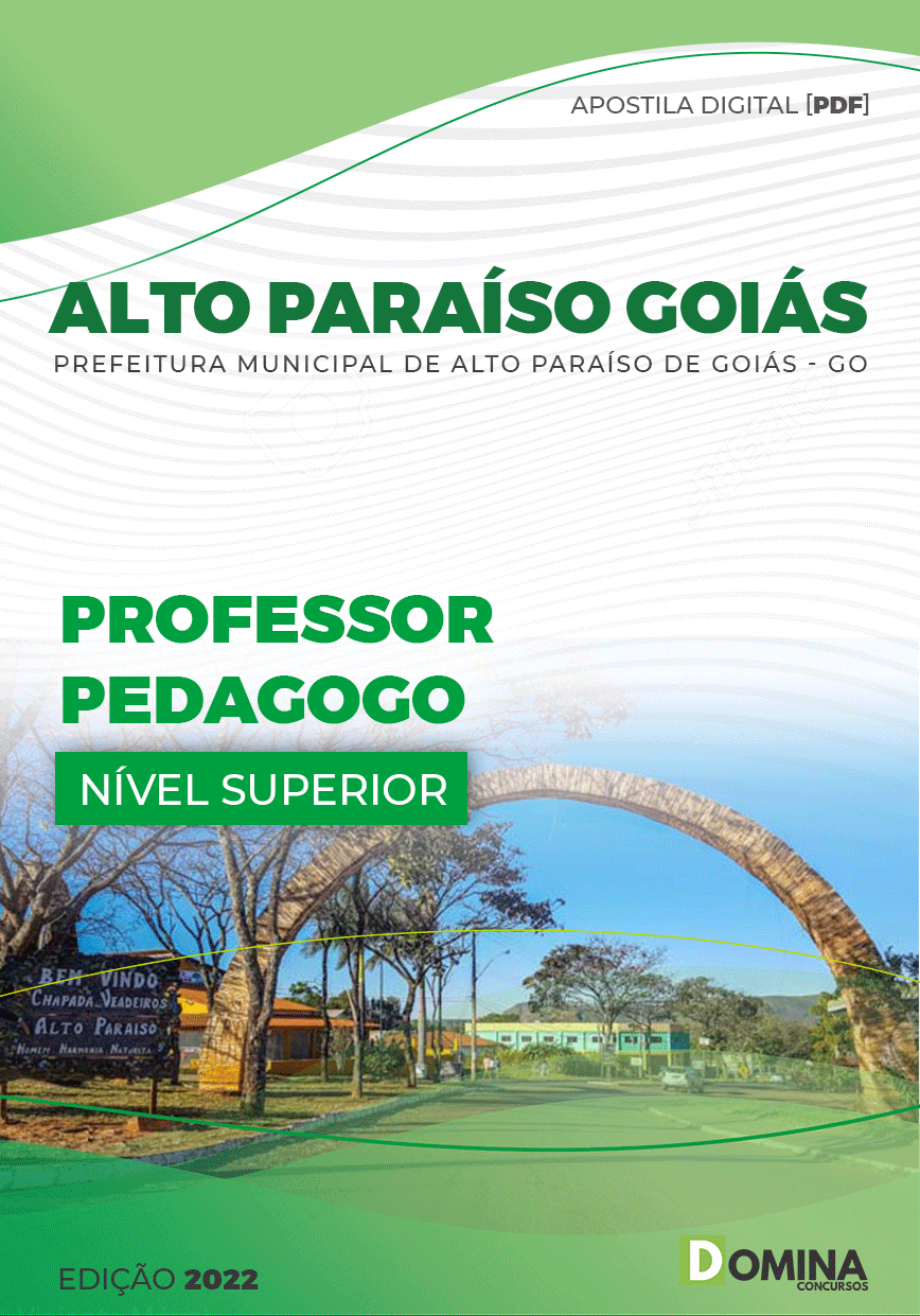 Apostila Pref Alto Paraíso Goiás GO 2022 Professor Pedagogo