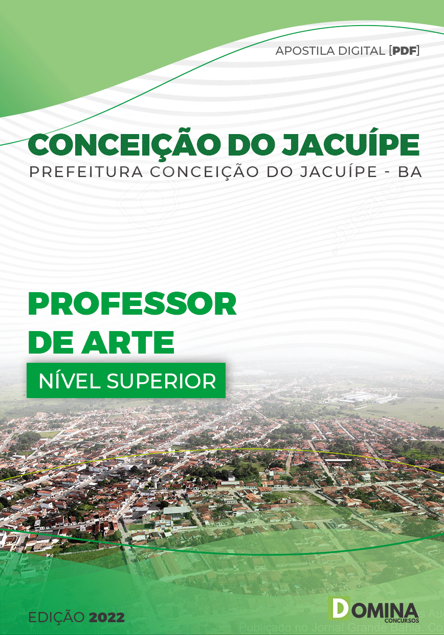 Apostila Pref Conceição Jacuípe BA 2022 Professor Artes
