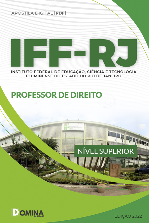 Apostila Digital Concurso IFF RJ 2022 Professor Direito