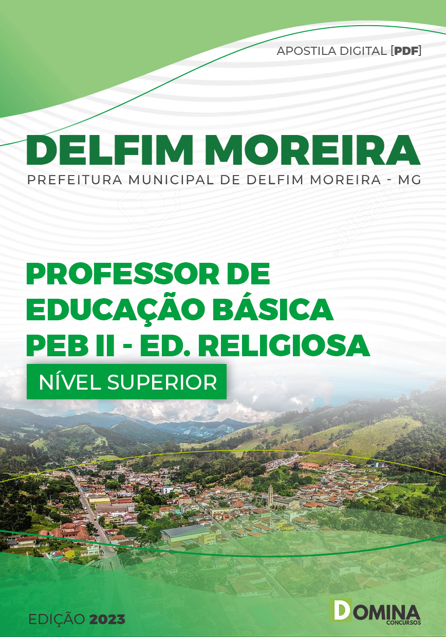 Apostila Pref Delfim Moreira MG 2023 PEB II Educação Religiosa