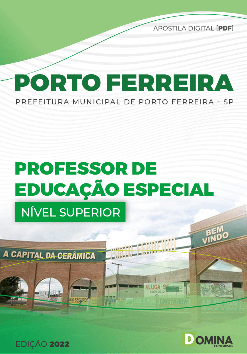 Apostila Pref Porto Ferreira SP 2022 Professor Educação Especial