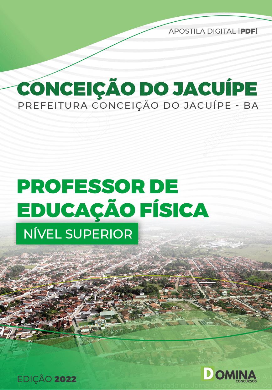 Apostila Pref Conceição Jacuípe BA 2022 Professor Educação Física