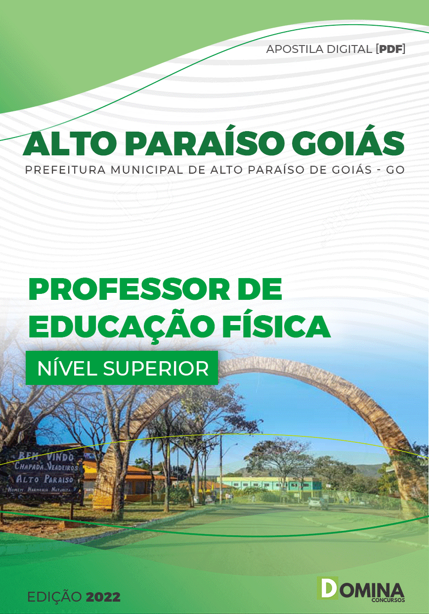 Apostila Pref Alto Paraíso Goiás GO 2022 Professor Educação Física