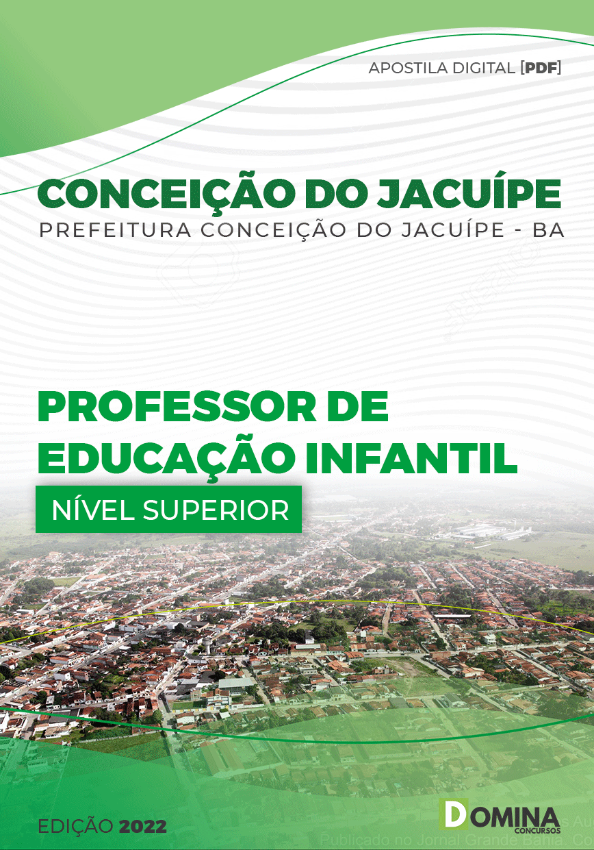 Apostila Pref Conceição Jacuípe BA 2022 Professor Educação Infantil