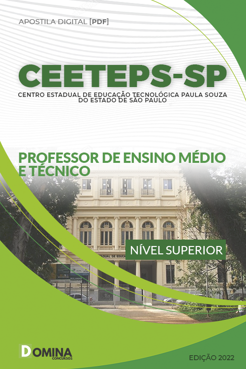 Apostila CEETEPS SP 2022 Professor Ensino Médio Técnico