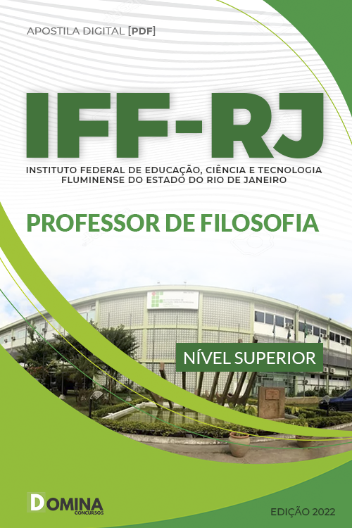 Apostila Digital Concurso IFF RJ 2022 Professor Filosofia