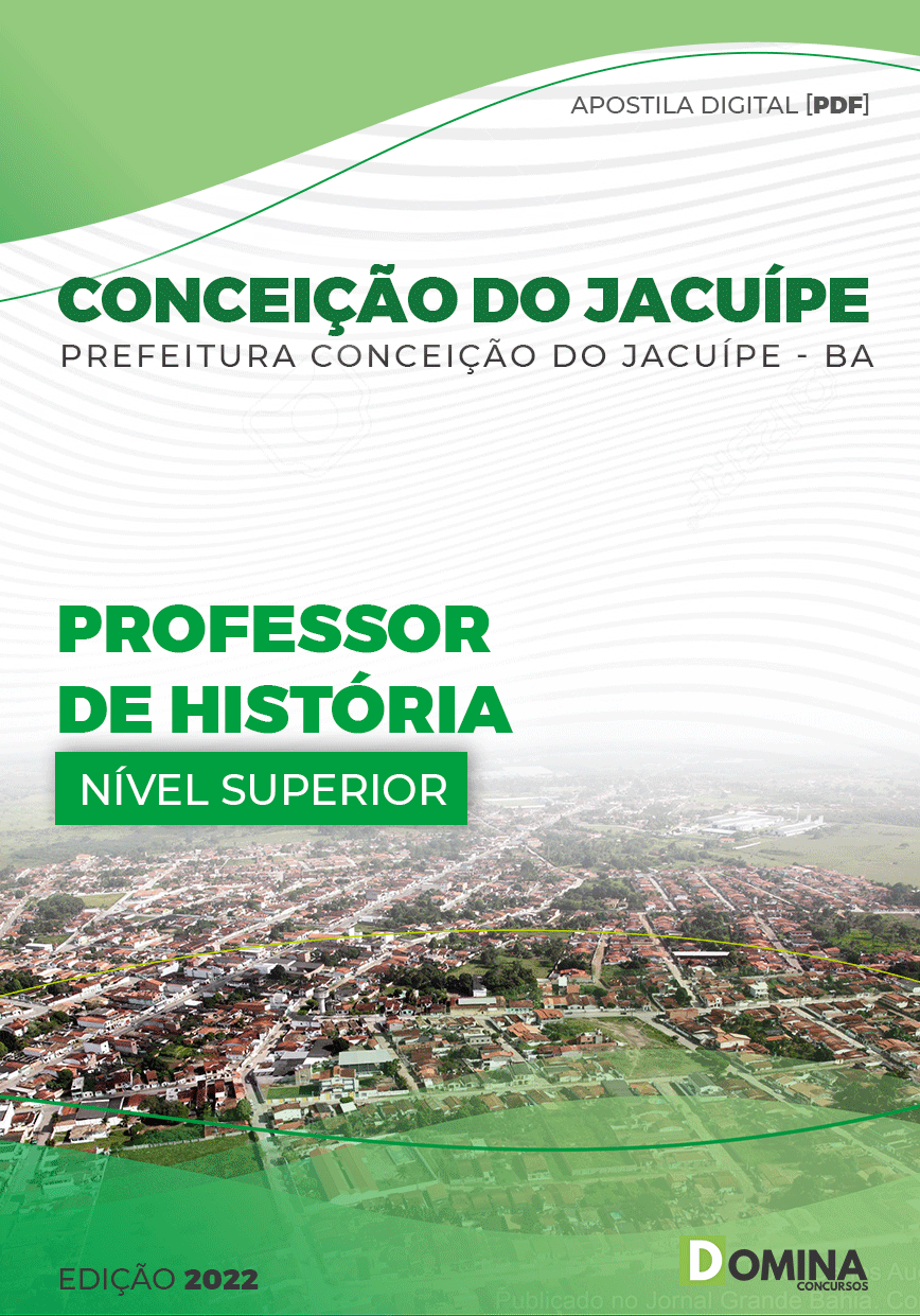 Apostila Pref Conceição Jacuípe BA 2022 Professor História