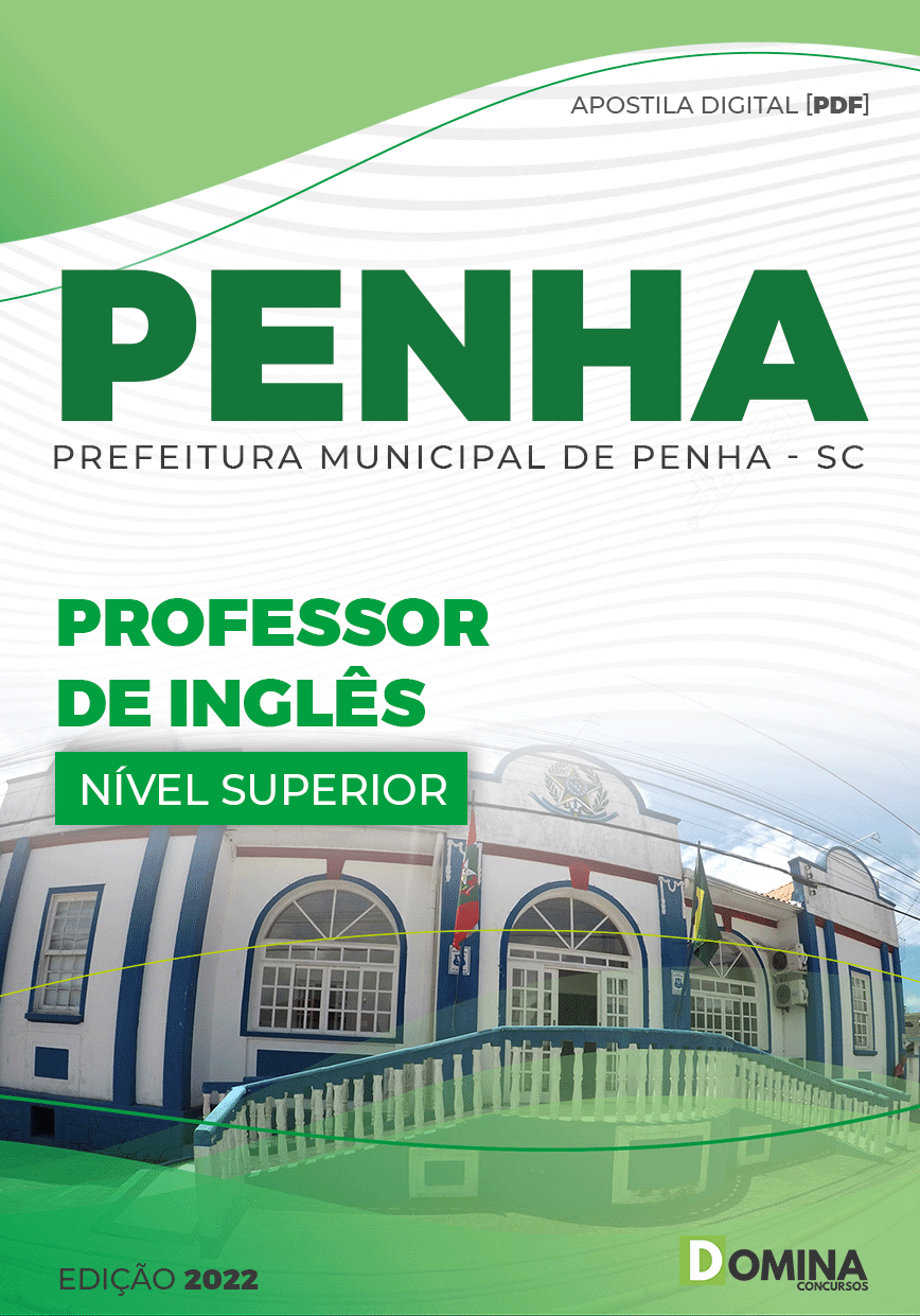 Apostila Concurso Pref Penha SC 2022 Professor Inglês