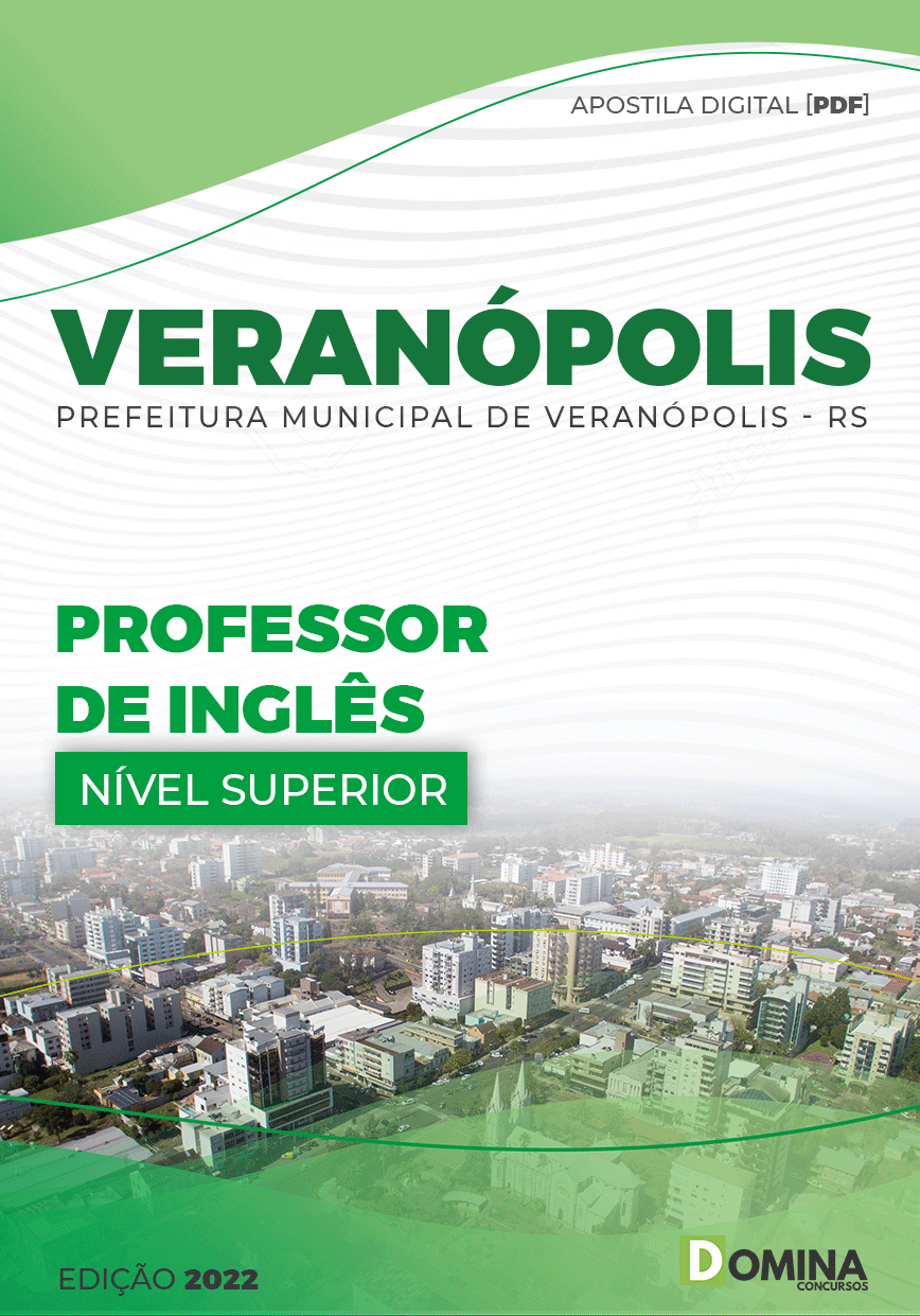Apostila Pref Veranópolis RS 2022 Professor Inglês