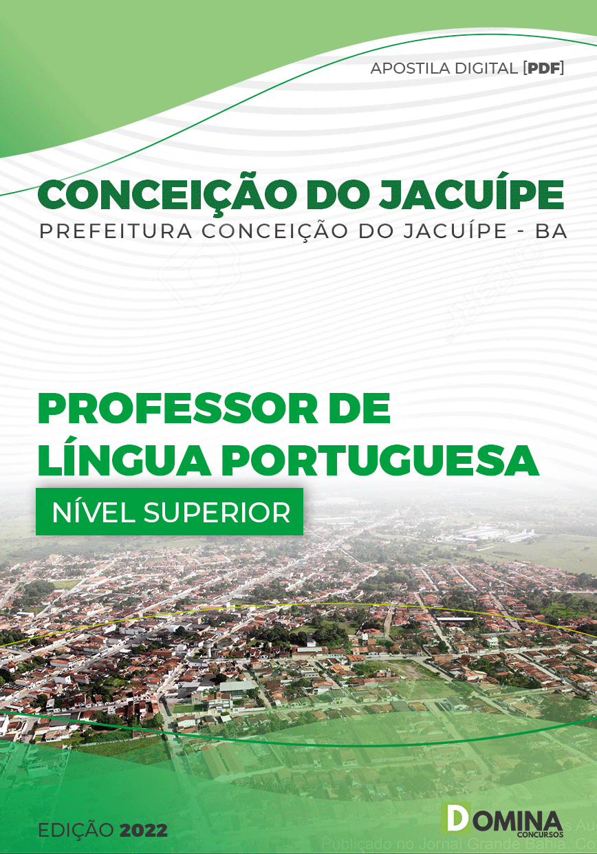 Apostila Pref Conceição Jacuípe BA 2022 Prof Língua Portuguesa