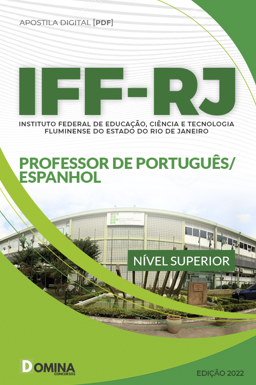Apostila Concurso IFF RJ 2022 Professor Português Espanhol