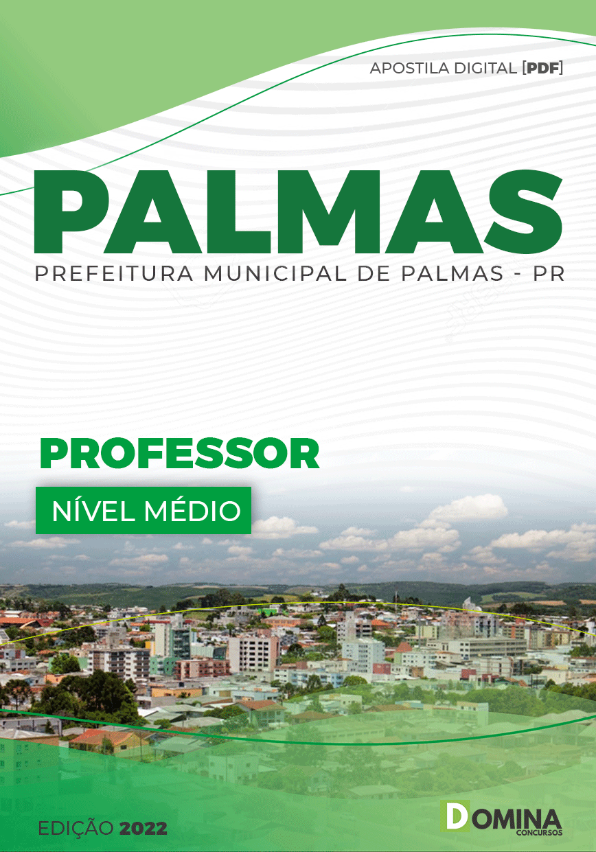 Apostila Digital Concurso Pref Palmas PR 2022 Professor