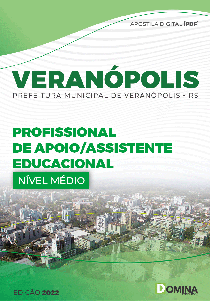 Apostila Digital Pref Veranópolis RS 2022 Professor Apoio