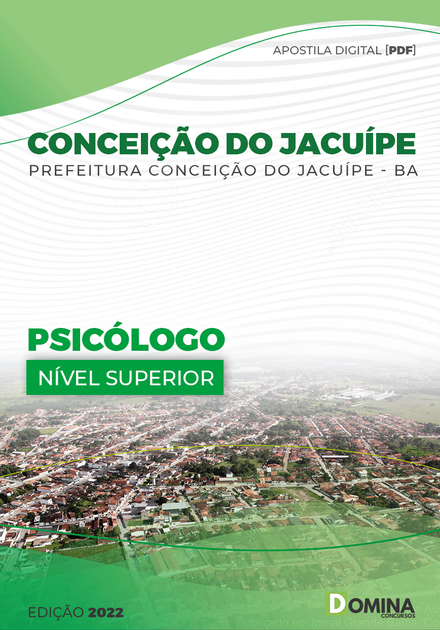 Apostila Digital Pref Conceição Jacuípe BA Psicólogo