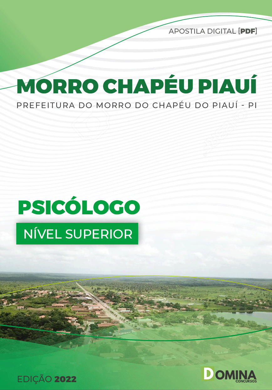 Apostila Digital Pref Morro do Chapéu PI 2022 Psicólogo