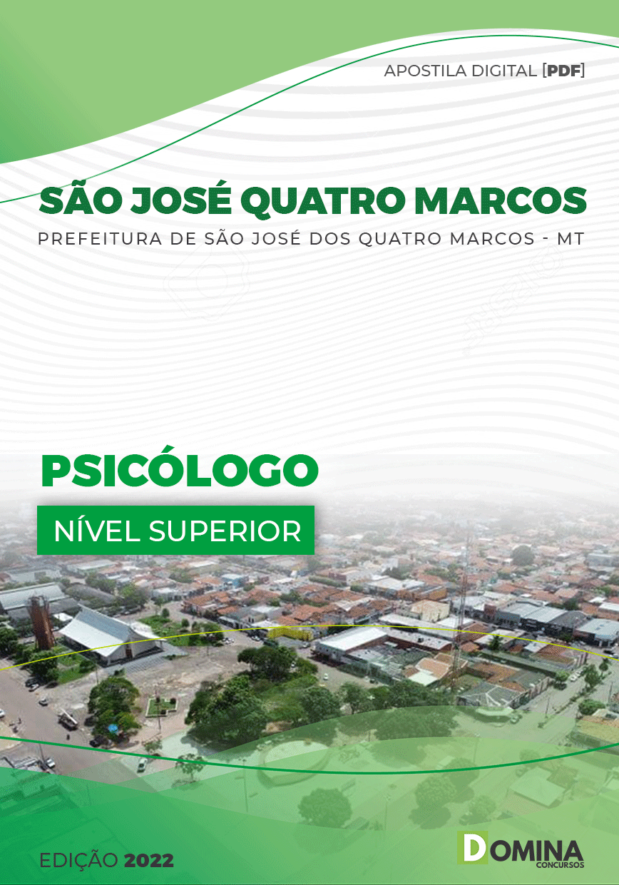 Apostila Pref São José Quatro Marcos MT 2022 Psicólogo