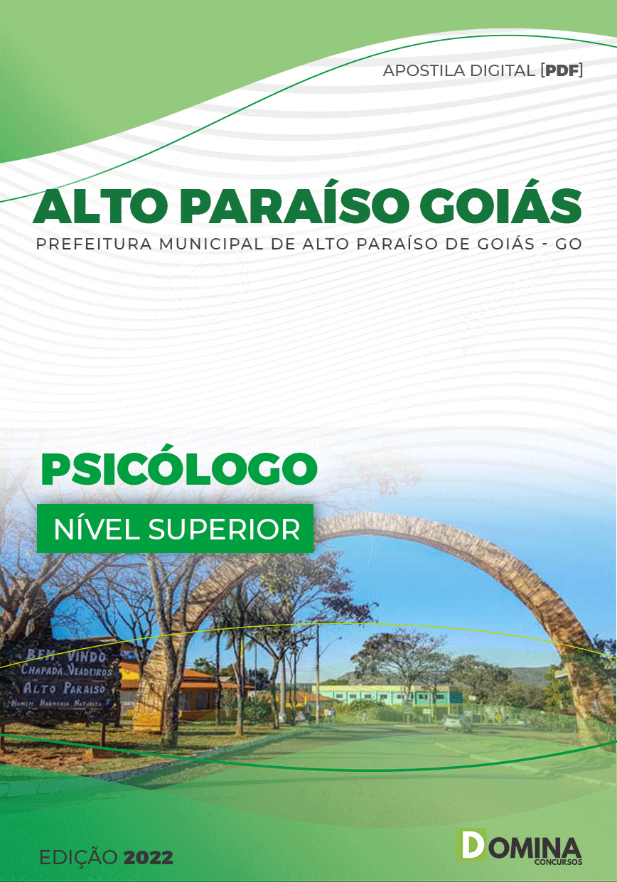 Apostila Pref Alto Paraíso Goiás GO 2022 Psicólogo