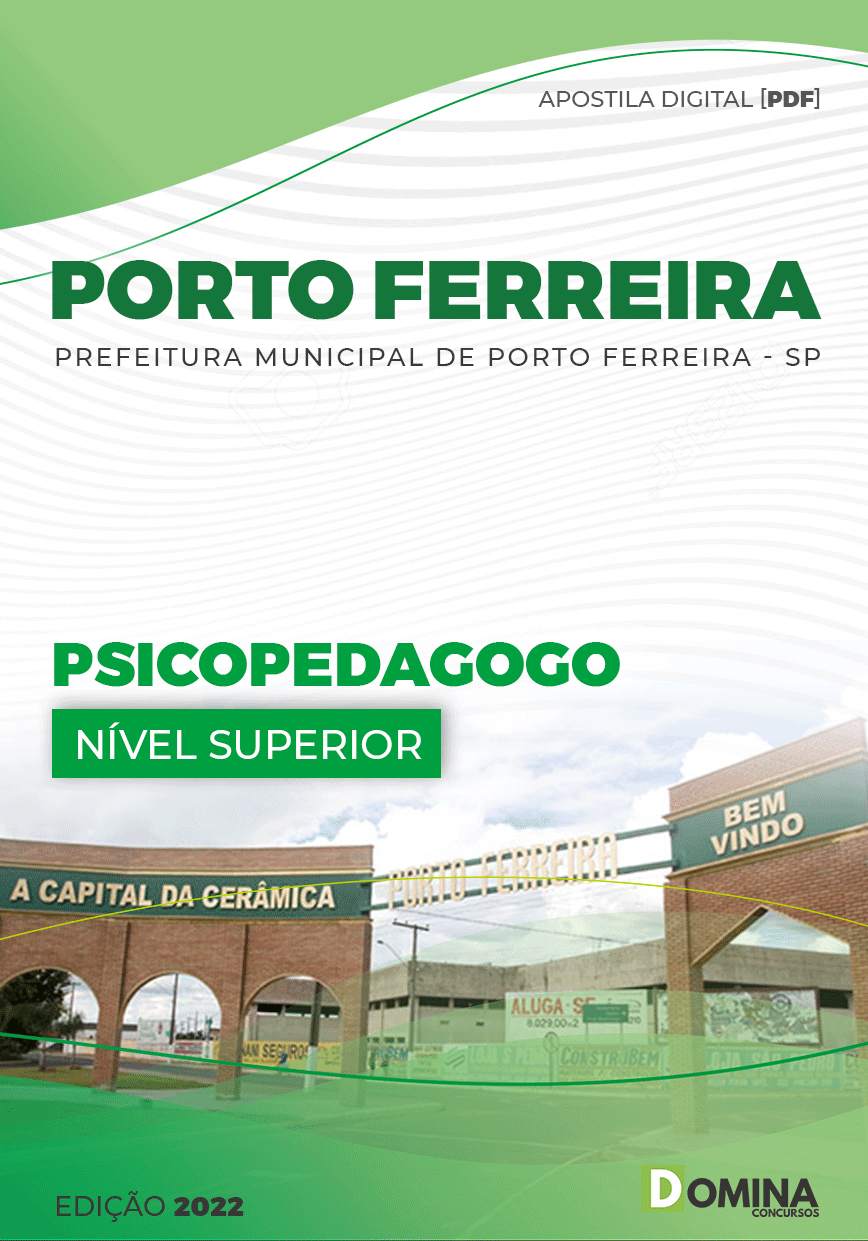 Apostila Digital Pref Porto Ferreira SP 2022 Psicopedagogo