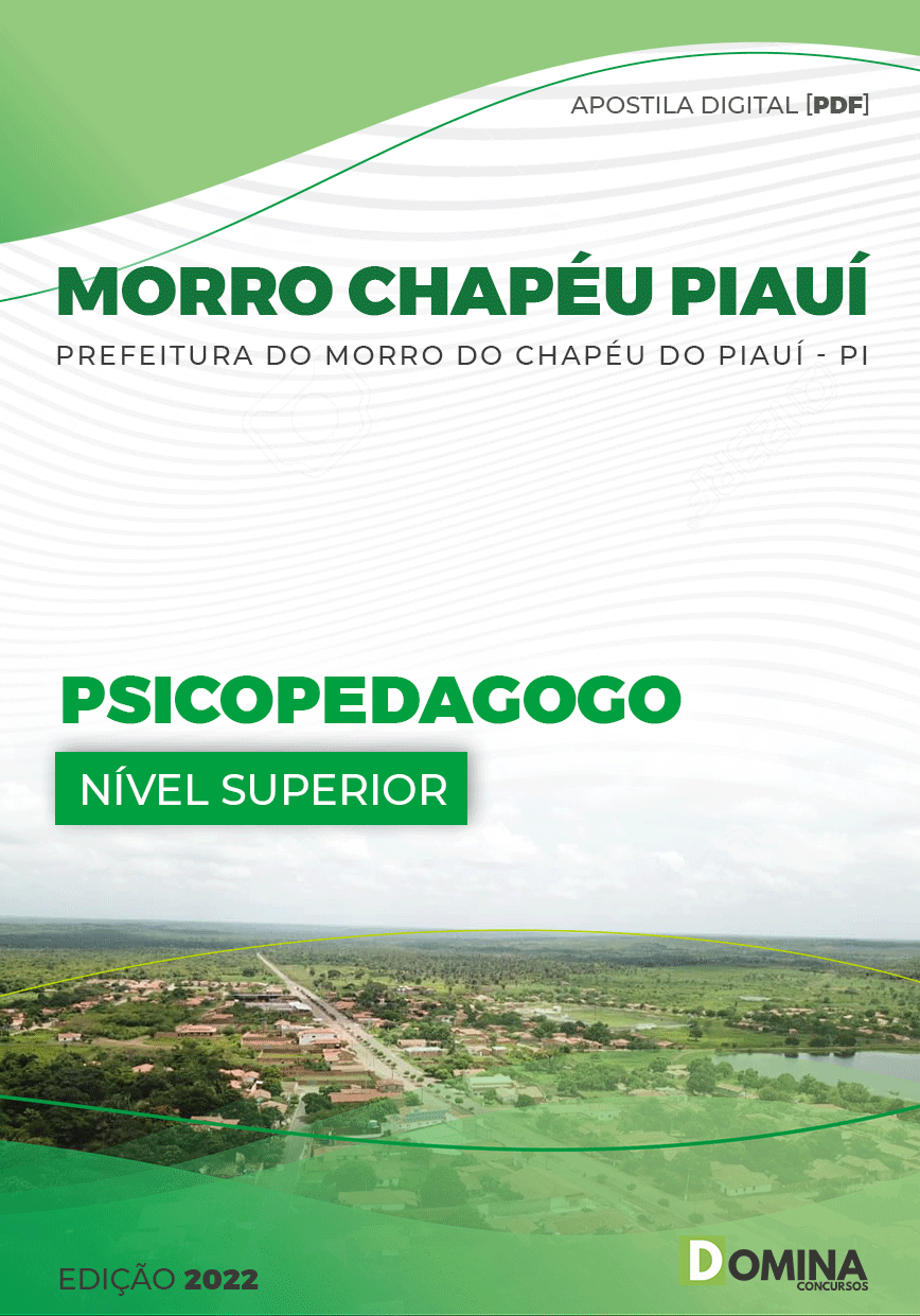 Apostila Pref Morro do Chapéu PI 2022 Psicopedagogo