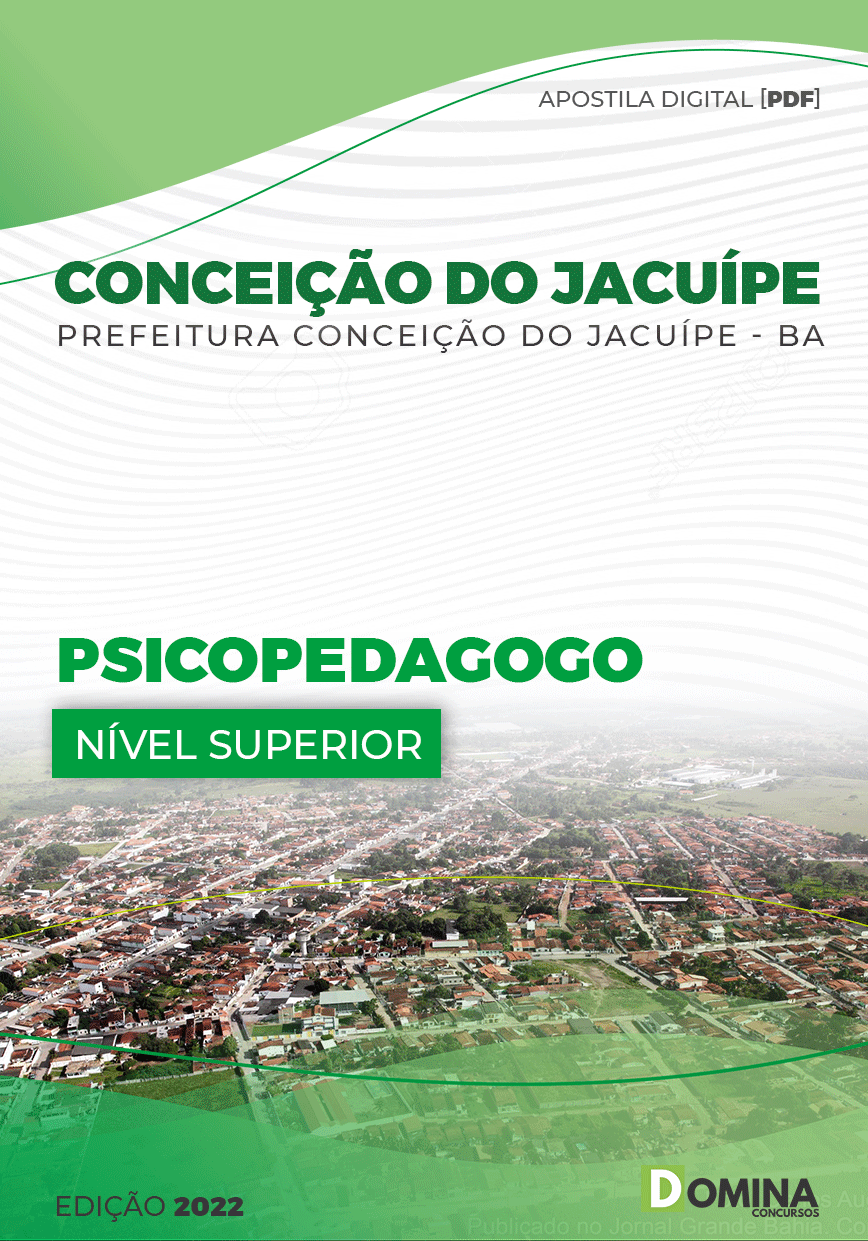 Apostila Pref Conceição Jacuípe BA 2022 Psicopedagogo