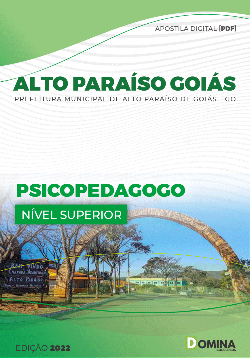 Apostila Pref Alto Paraíso Goiás GO 2022 Psicopedagogo