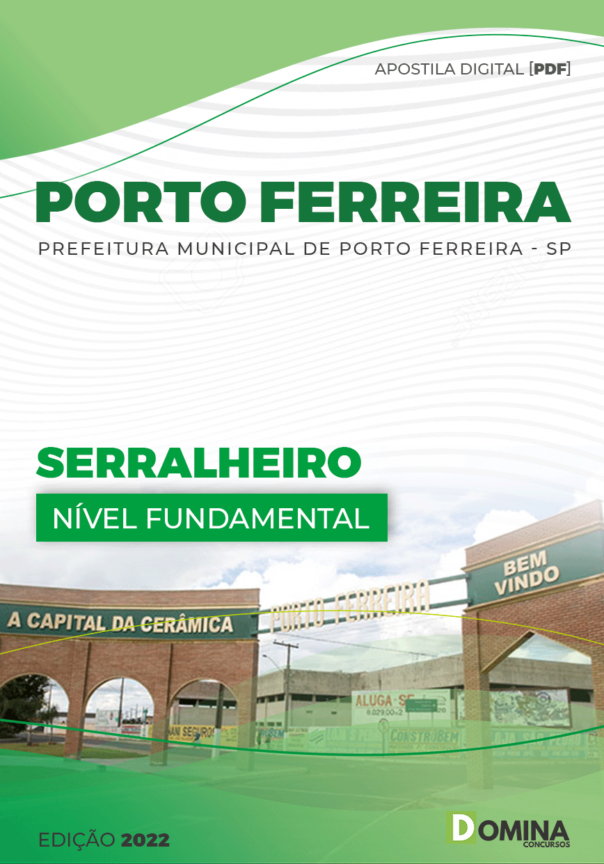 Apostila Digital Pref Porto Ferreira SP 2022 Serralheiro