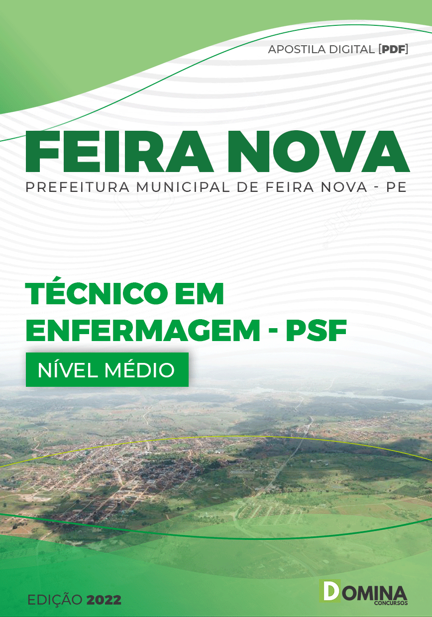 Apostila Digital Pref Feira Nova PE 2022 Técnico Enfermagem PSF