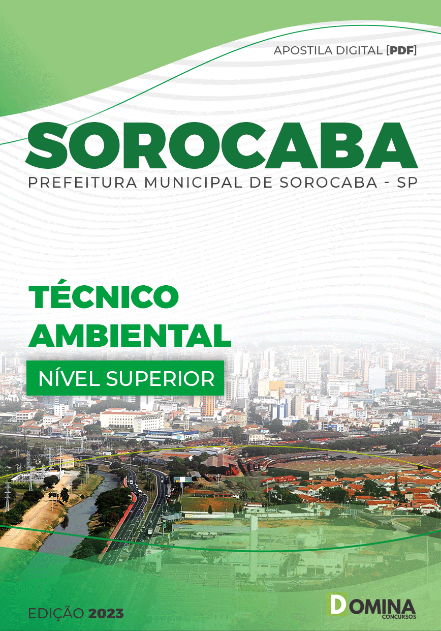 Apostila Concurso Pref Sorocaba SP 2023 Técnico Ambiental