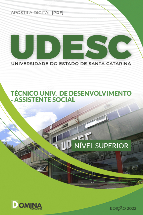 Apostila UDESC 2022 Técnico Desenvolvimento Assistente social