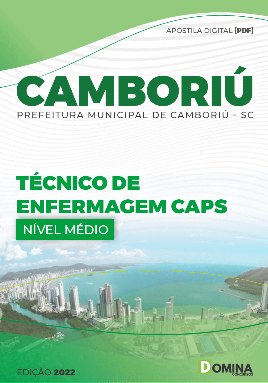 Apostila Pref Camboriú SC 2022 Técnico Enfermagem CAPS