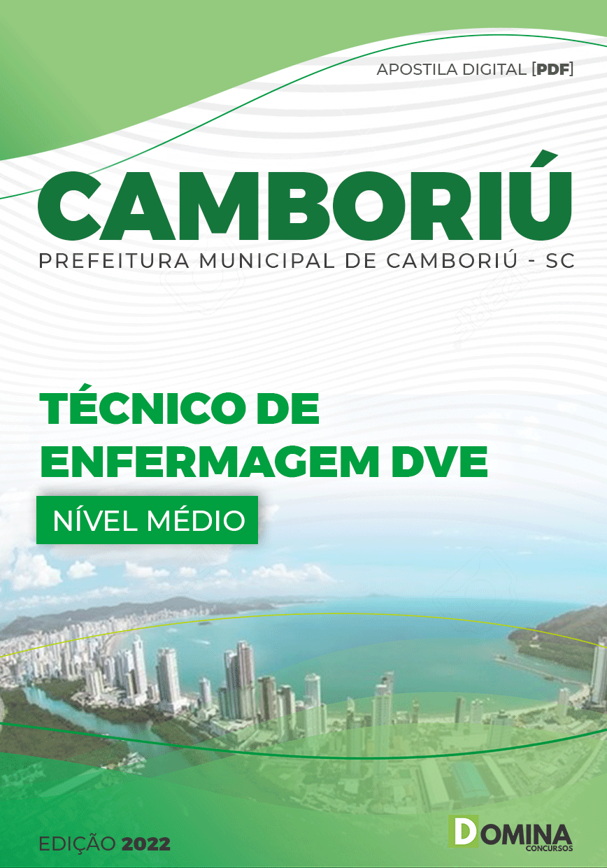 Apostila Pref Camboriú SC 2022 Técnico Enfermagem DVE