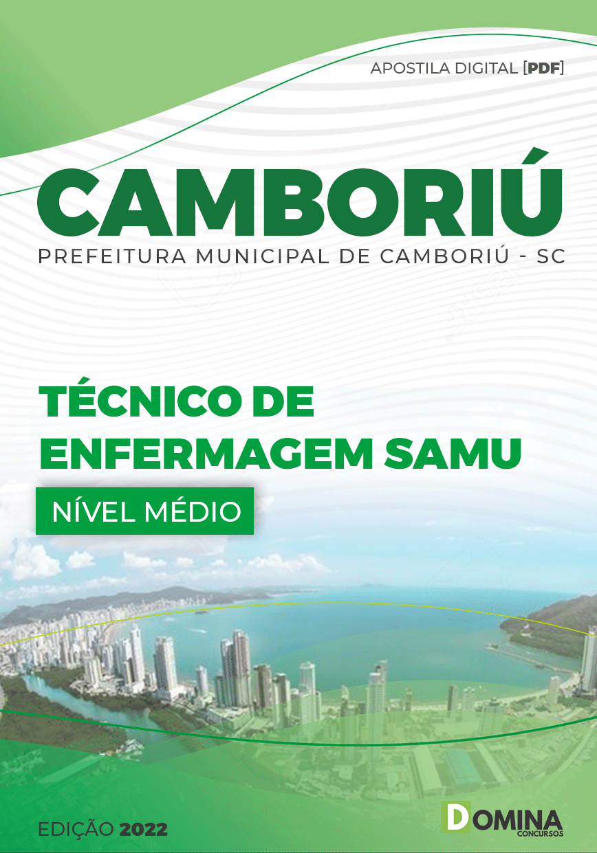 Apostila Pref Camboriú SC 2022 Técnico Enfermagem SAMU