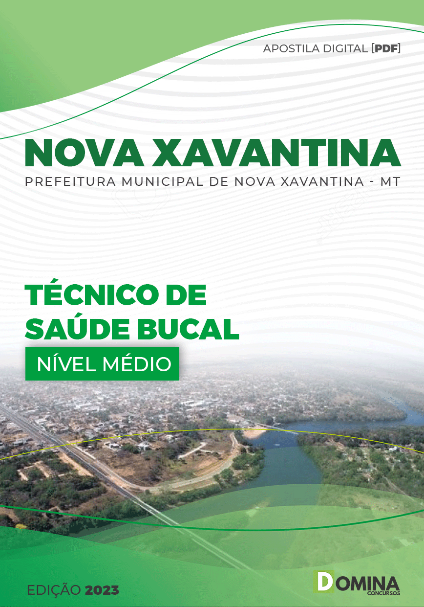 Apostila Pref Nova Xavantina MT 2023 Técnico Saúde Bucal