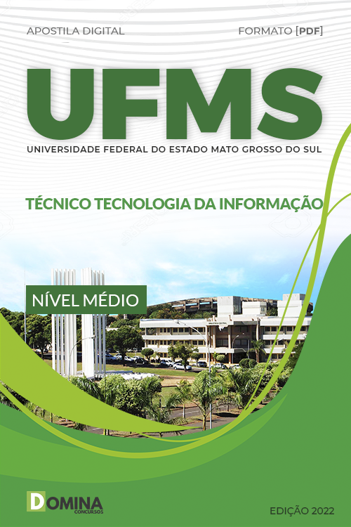 Apostila Digital UFMS 2022 Técnico Tecnologia Informação