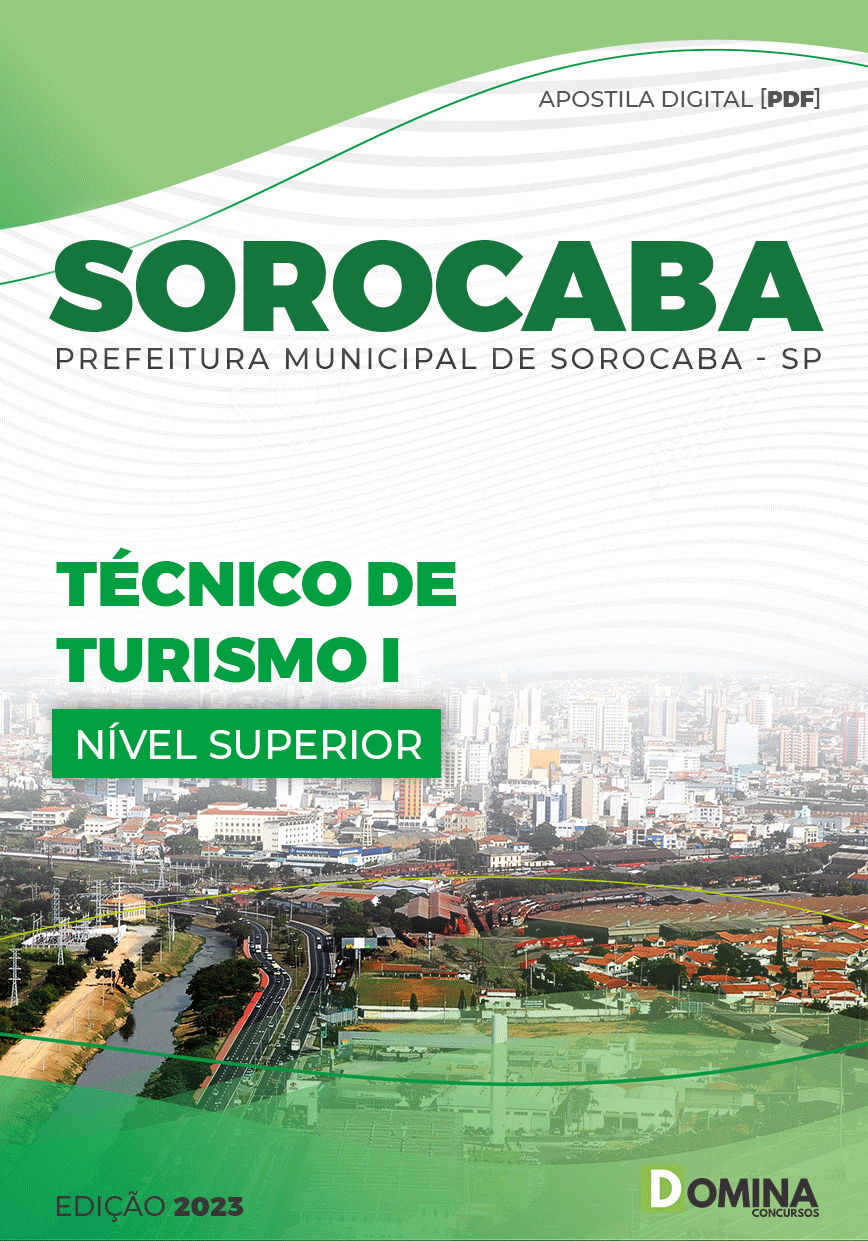 Apostila Concurso Pref Sorocaba SP 2023 Técnico Turismo I