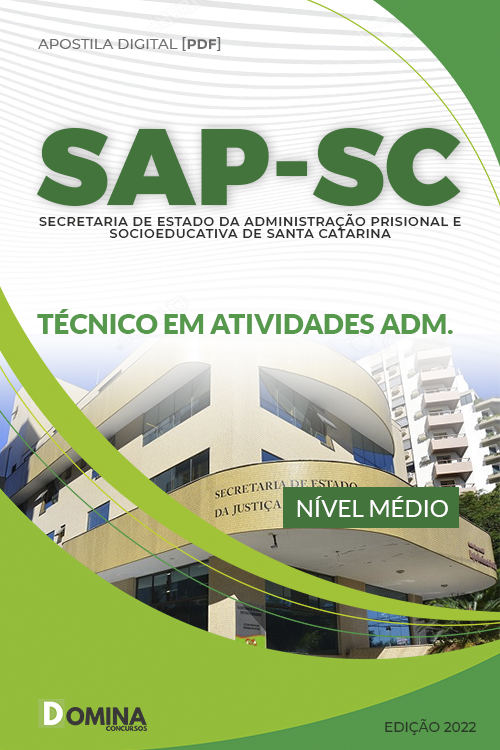 Apostila SAP SC 2022 Técnico Atividades Administrativas