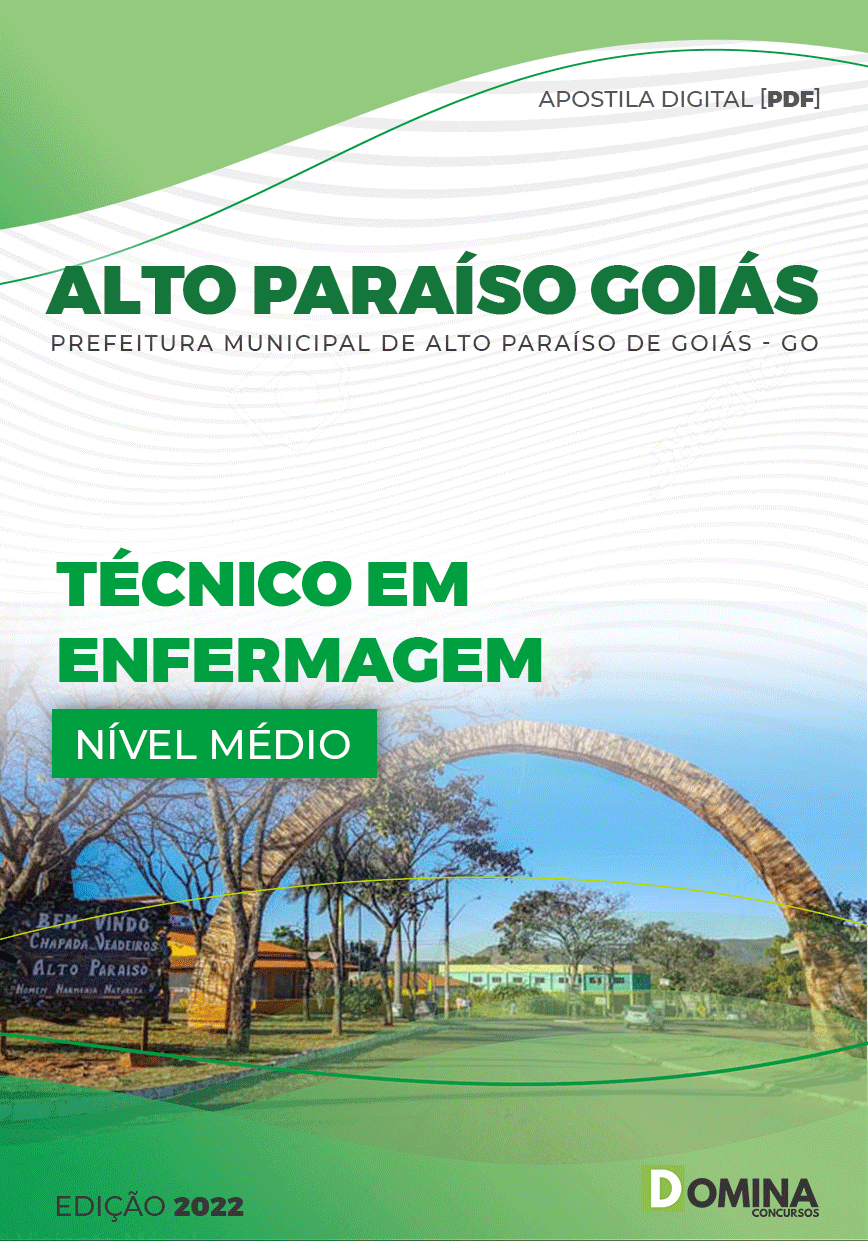 Apostila Pref Alto Paraíso Goiás GO 2022 Técnico Enfermagem