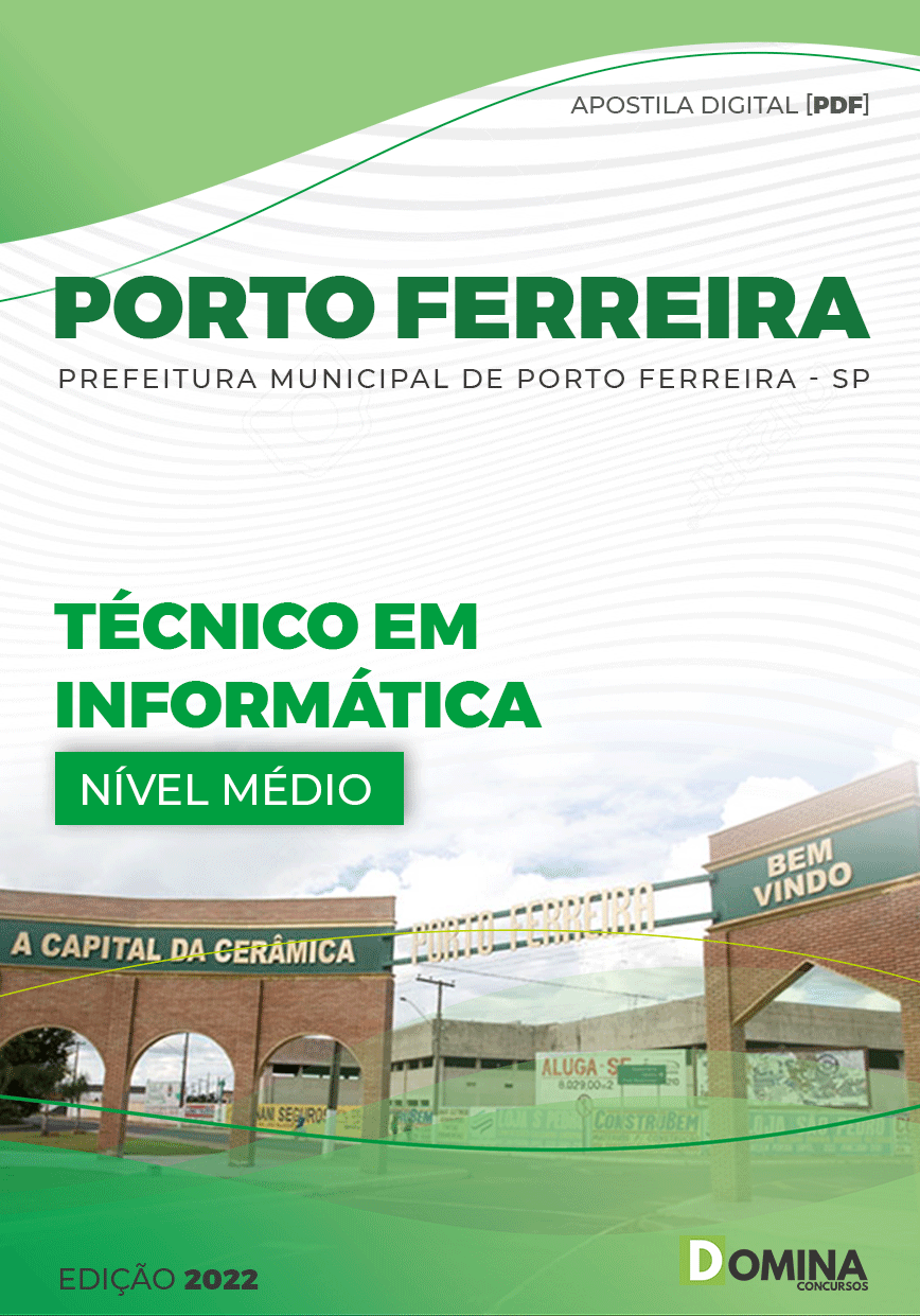 Apostila Pref Porto Ferreira SP 2022 Técnico Informática