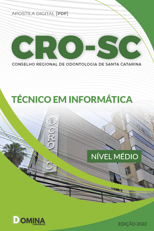 Apostila Concurso CRO SC 2023 Técnico Informática