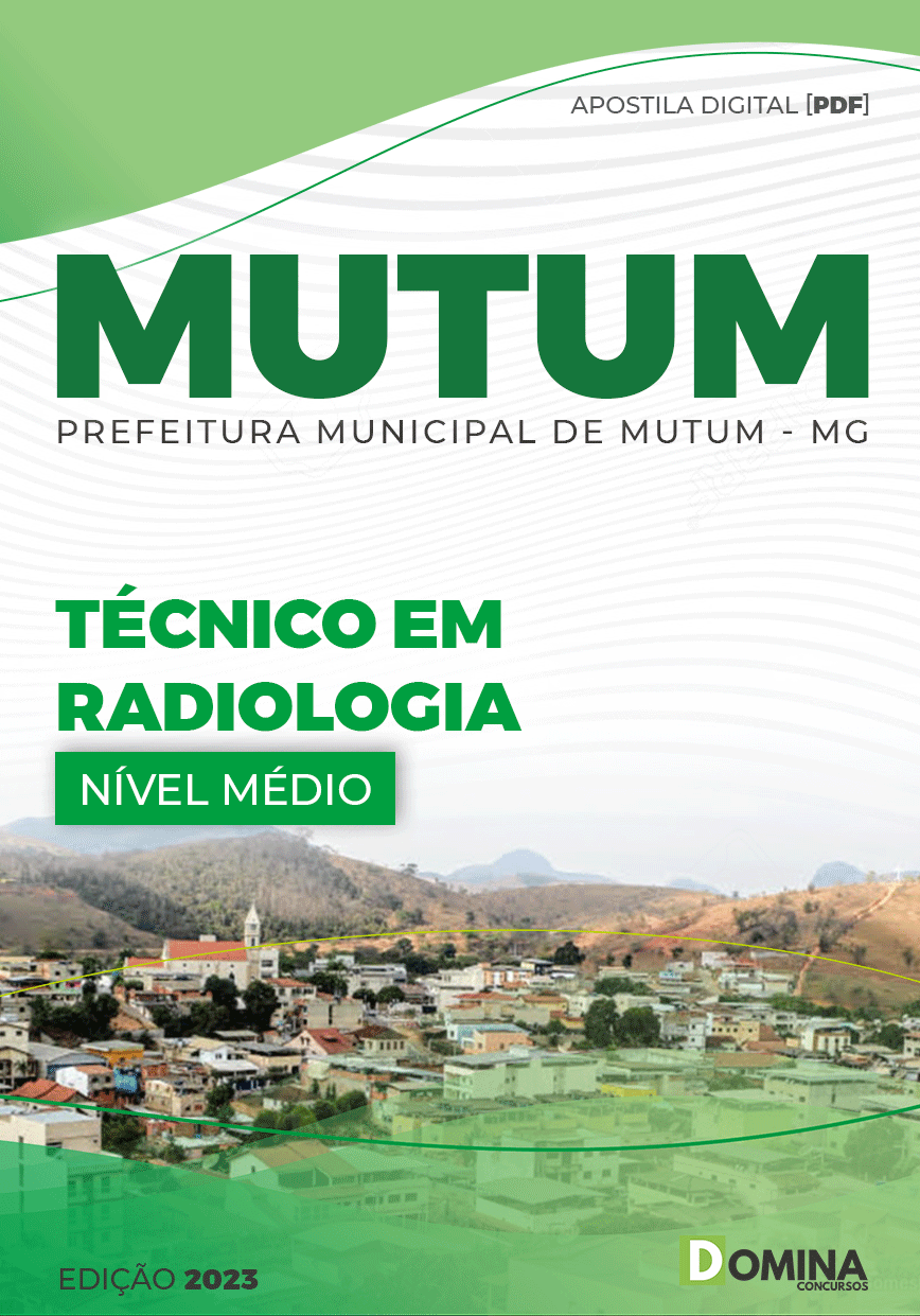 Apostila Pref Mutum MG 2023 Técnico Radiologia