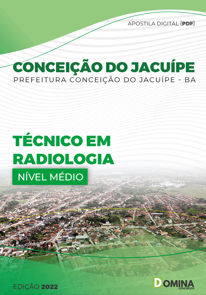 Apostila Pref Conceição Jacuípe BA 2022 Técnico Radiologia
