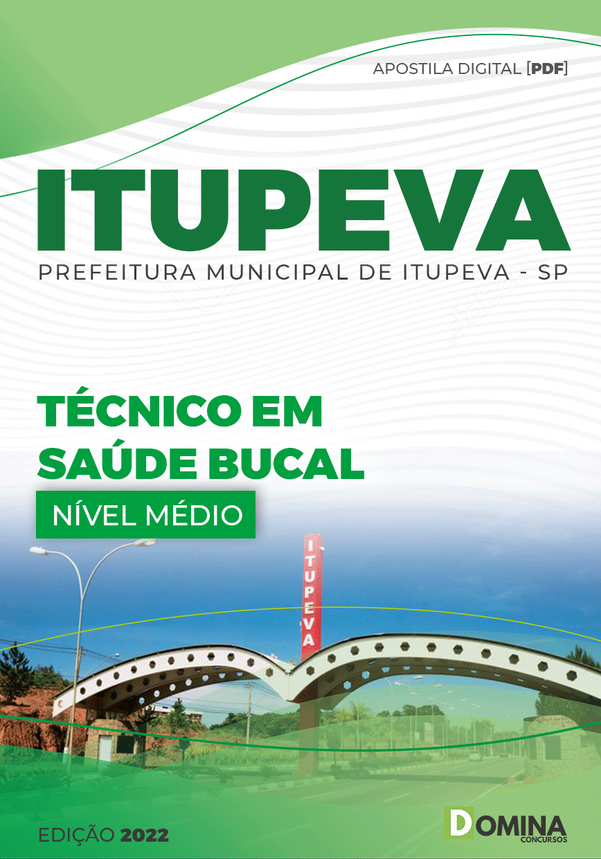 Apostila Digital Pref ITUPEVA SP 2022 Técnico Saúde Bucal