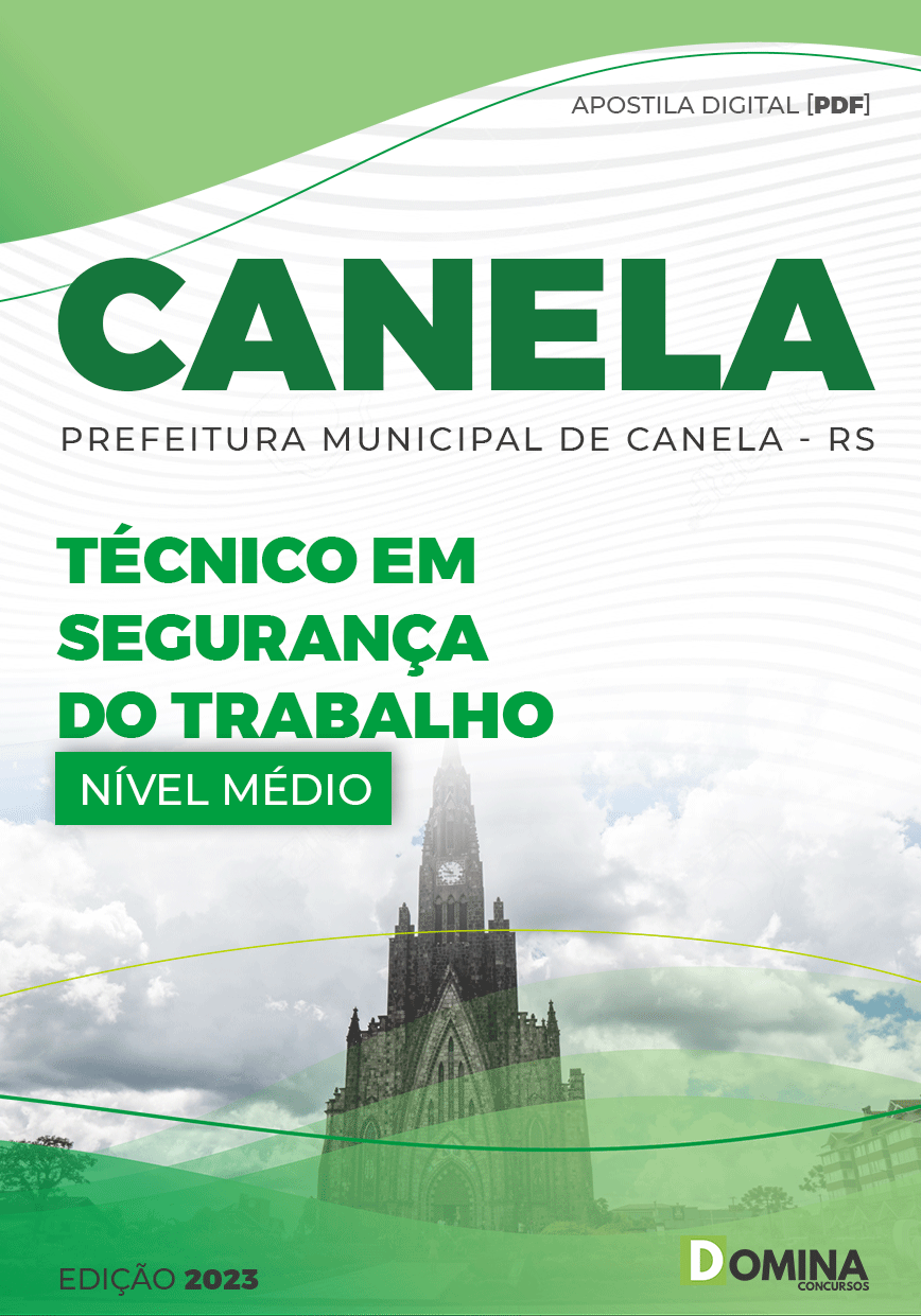 Apostila Pref Canela RS 2023 Técnico Segurança Trabalho