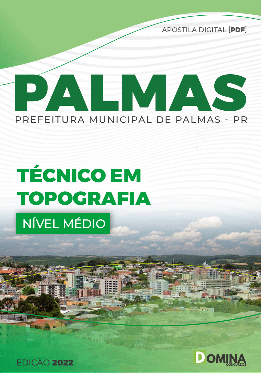 Apostila Concurso Pref Palmas PR 2022 Técnico Topografia