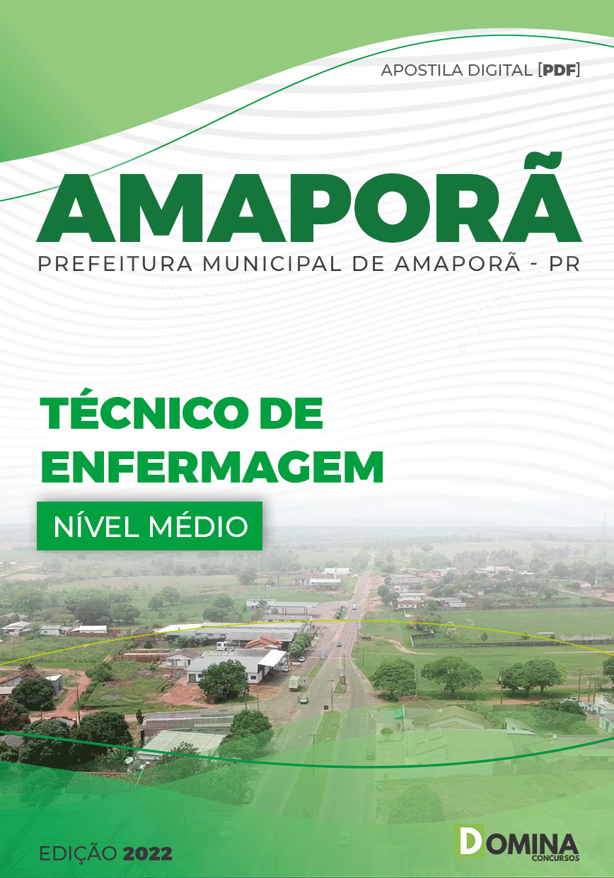 Apostila Concurso Pref Amaporã PR 2022 Técnico Enfermagem