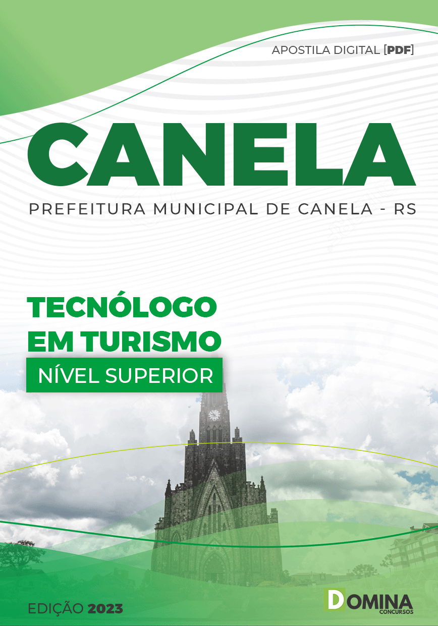 Apostila Digital Pref Canela RS 2023 Tecnólogo Turismo