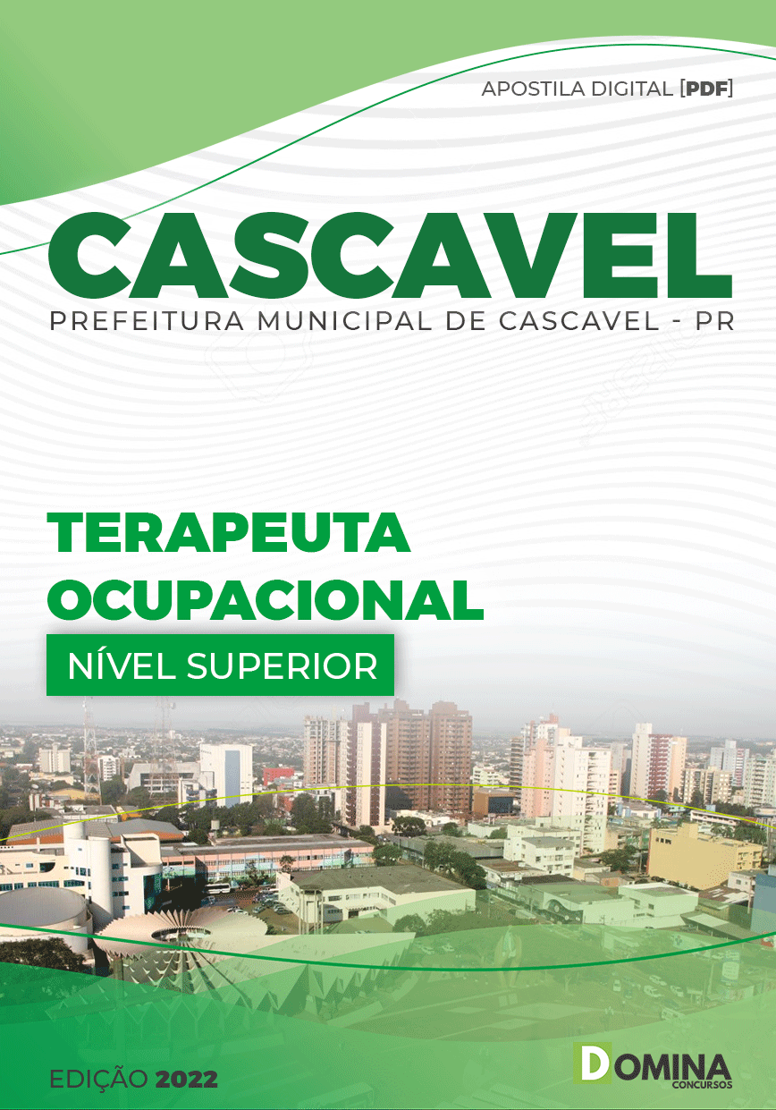 Apostila Pref Cascavel PR 2022 Terapeuta Ocupacional