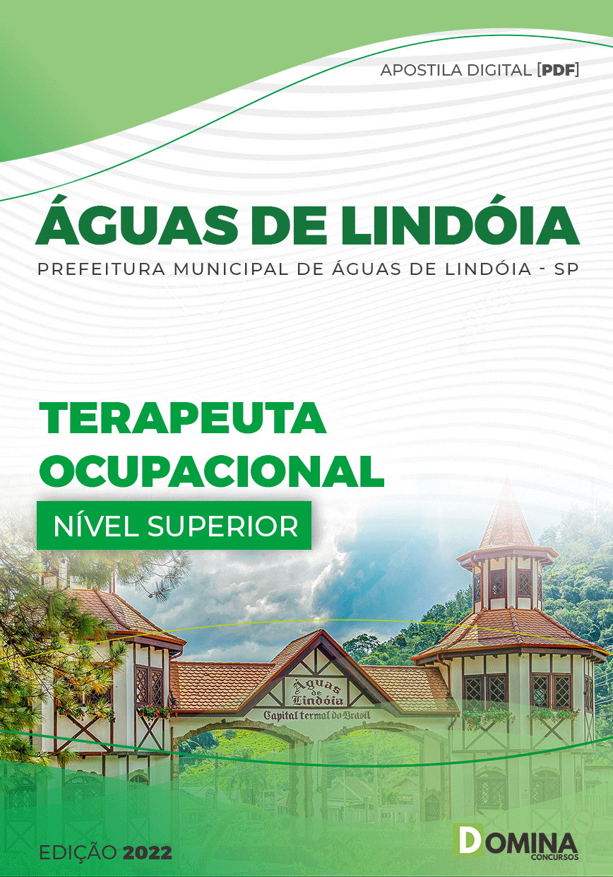 Apostila Pref Águas Lindóia SP 2023 Terapeuta Ocupacional